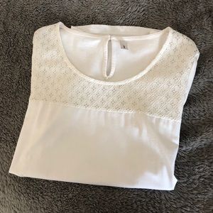 White Formal T-Shirt